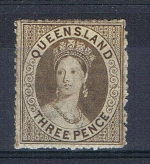 Image of Australian States ~ Queensland SG 8 LMM British Commonwealth Stamp